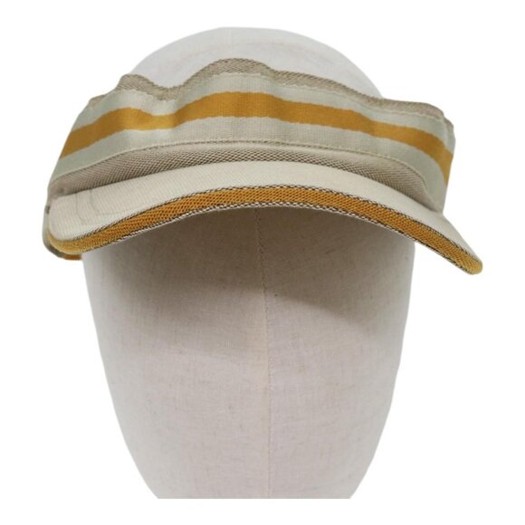 GUCCI GG Canvas Sherry Line Sun Visor M Beige Yellow Auth - Picture 2 of 14
